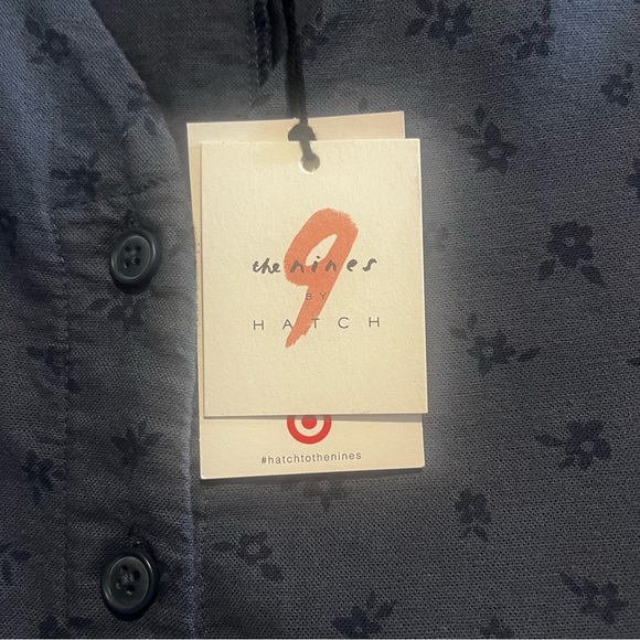 THE NINES by HATCH Button-Front Floral Maternity Jumpsuit - Picture 8 of 16